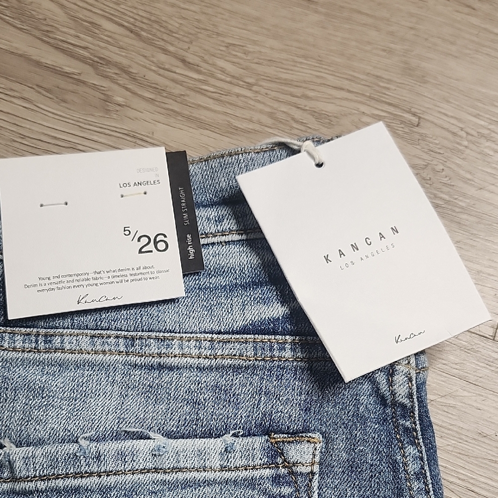 KanCan Blue Slim Jeans Classic Denim - Picture 2 of 8
